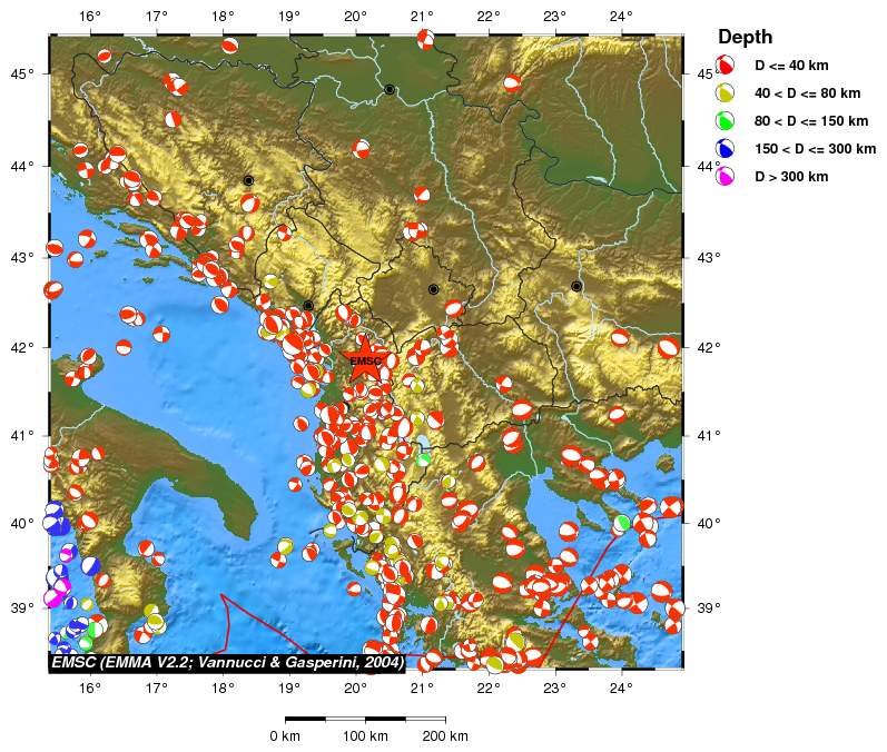 Regional moment Tensor
