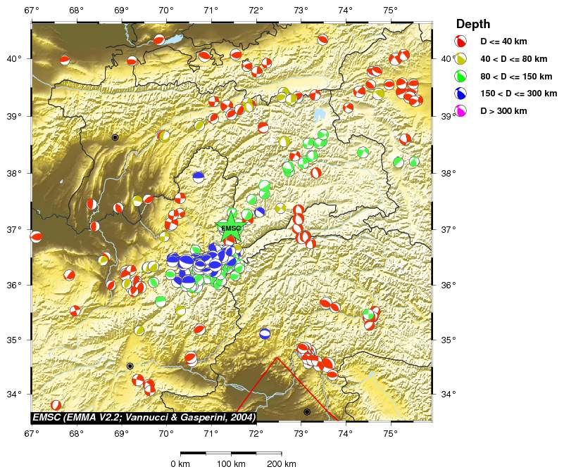 Regional moment Tensor
