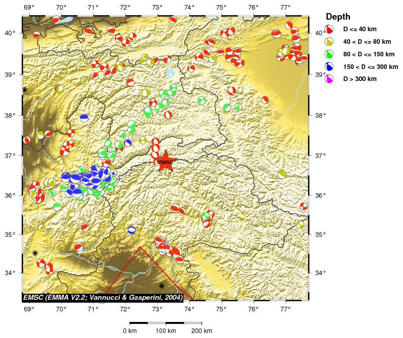 Regional moment Tensor