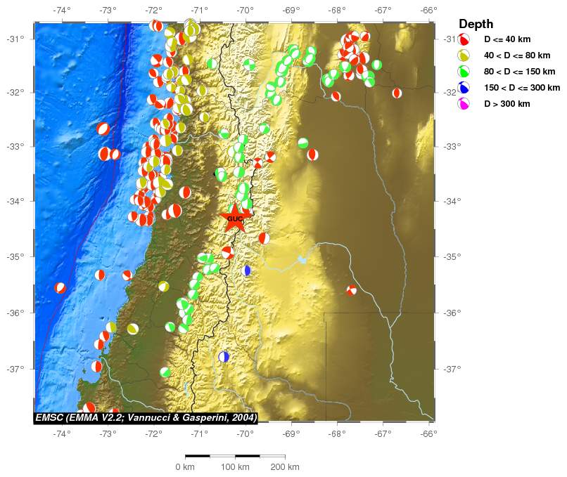 Regional moment Tensor