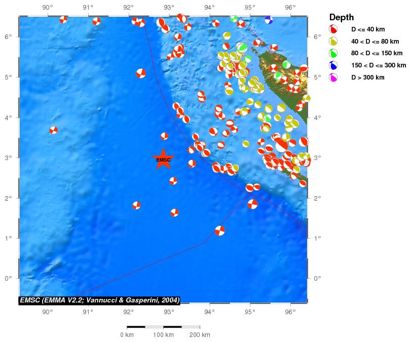 Regional moment Tensor