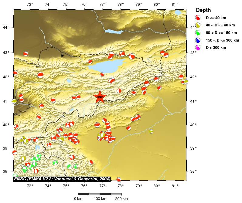 Regional moment Tensor