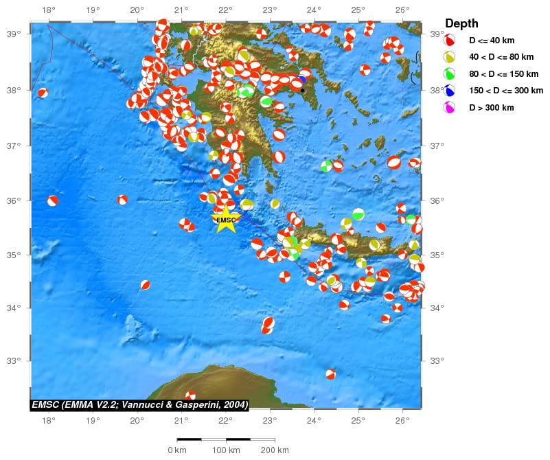 Regional moment Tensor