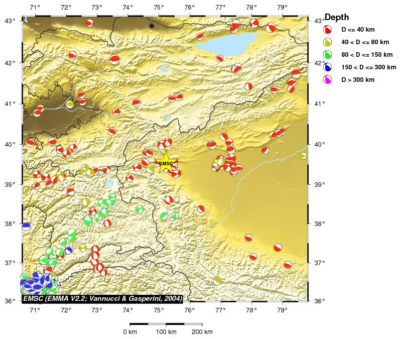 Regional moment Tensor