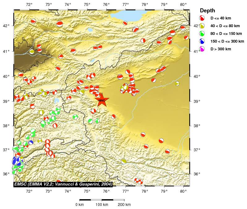 Regional moment Tensor