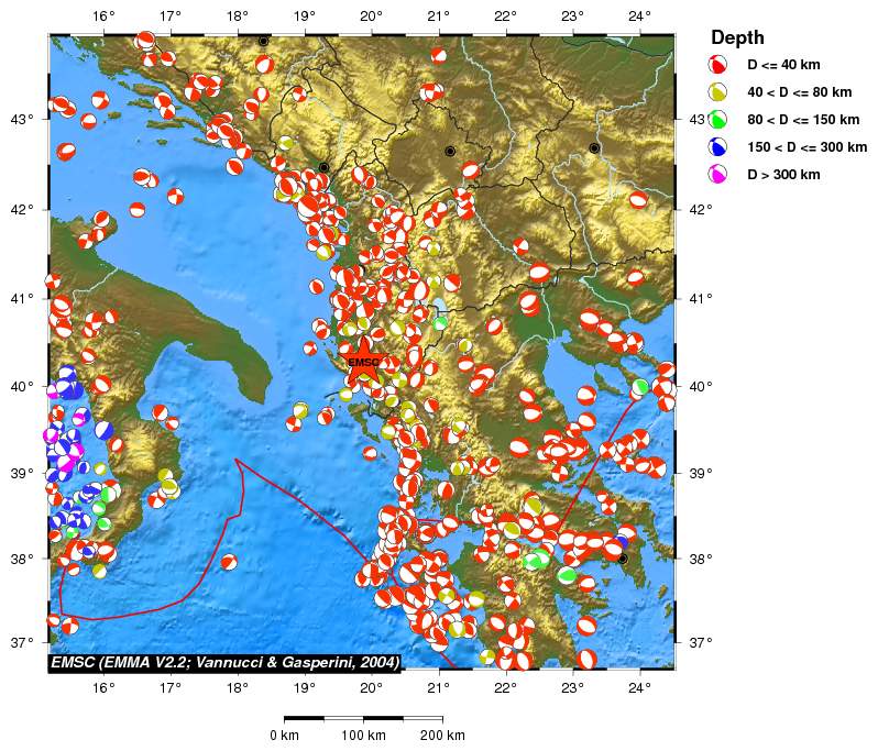 Regional moment Tensor