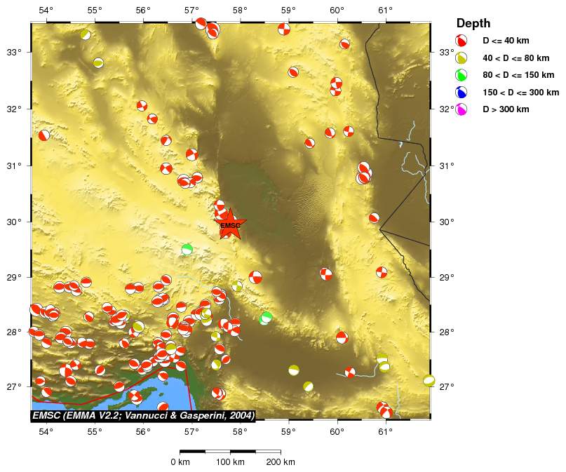 Regional moment Tensor