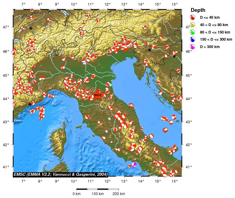 Regional moment Tensor