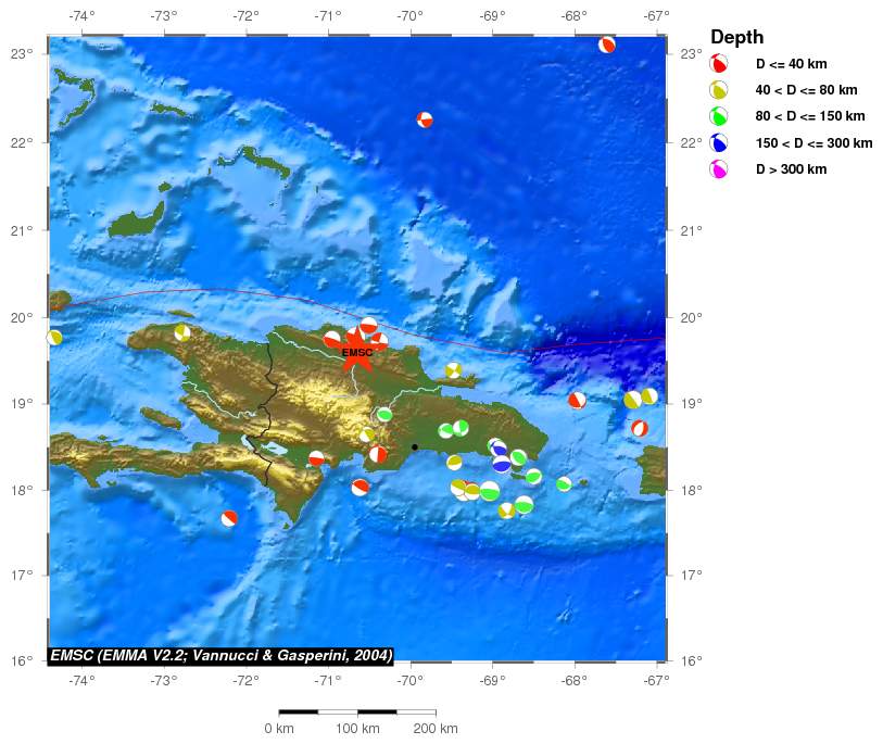 Regional moment Tensor