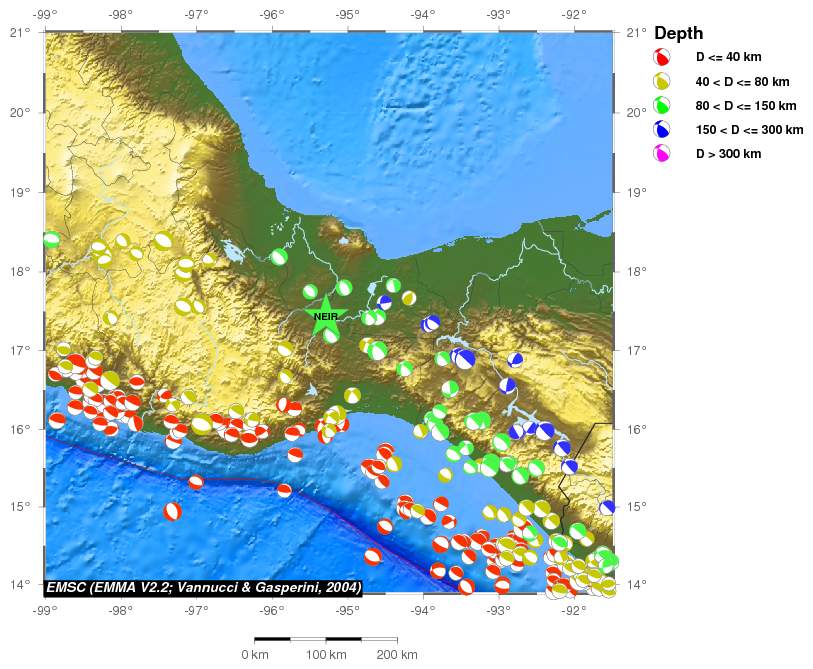 Regional moment Tensor