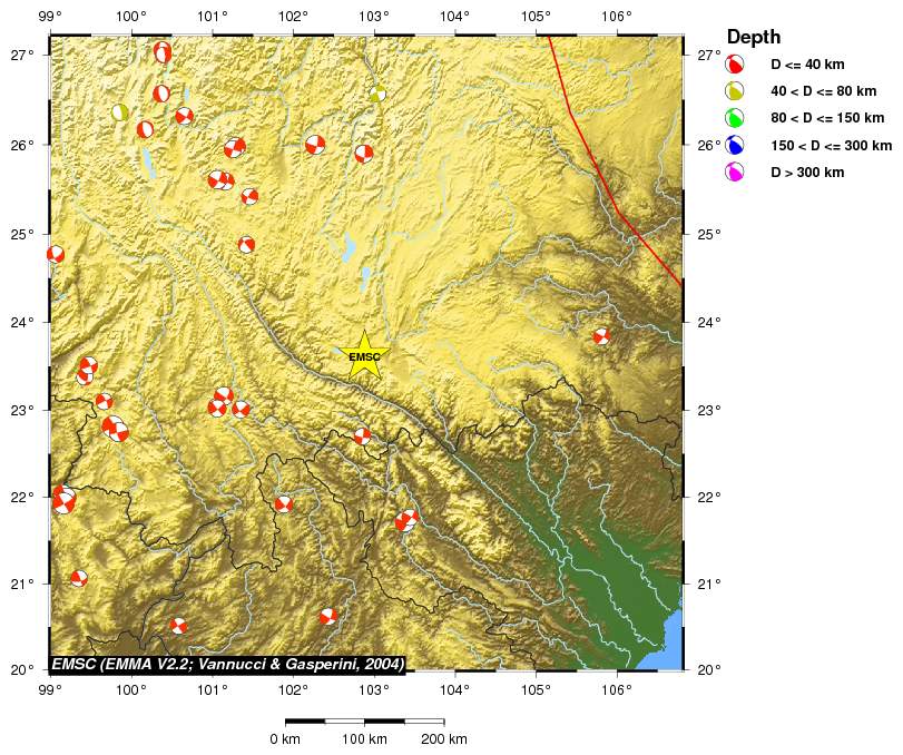 Regional moment Tensor