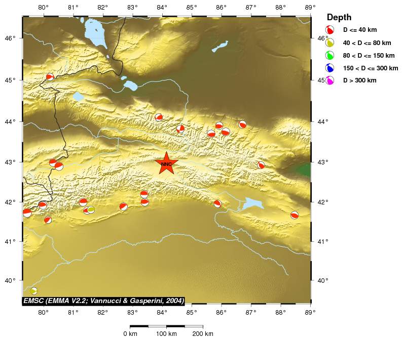 Regional moment Tensor