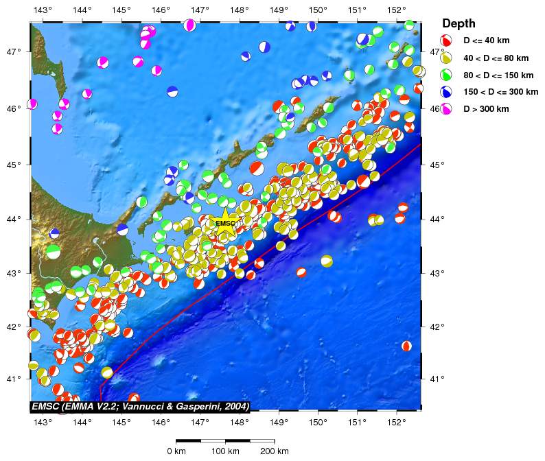 Regional moment Tensor