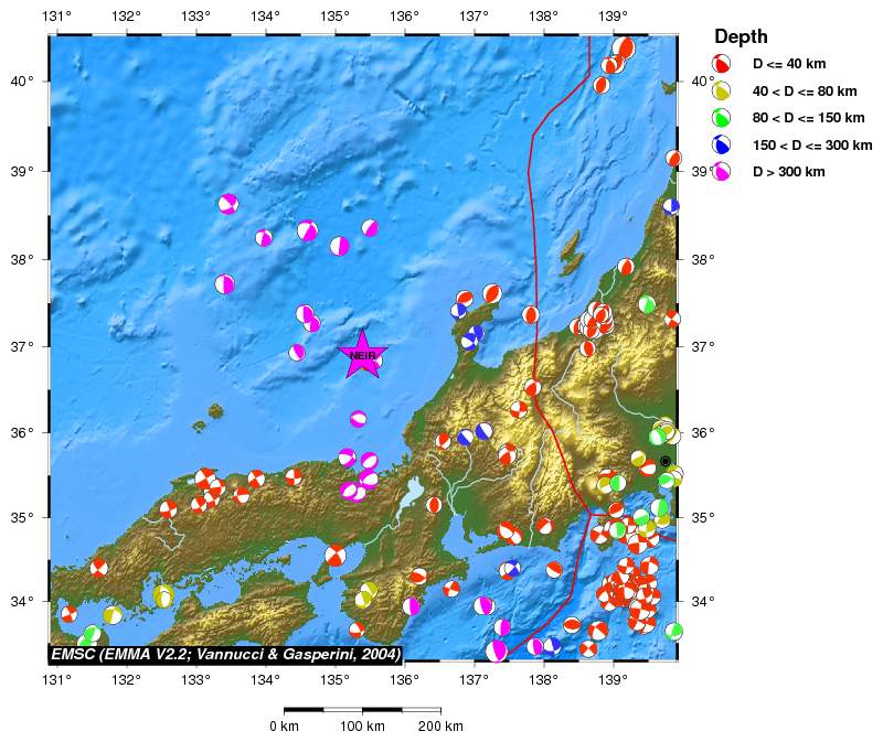 Regional moment Tensor