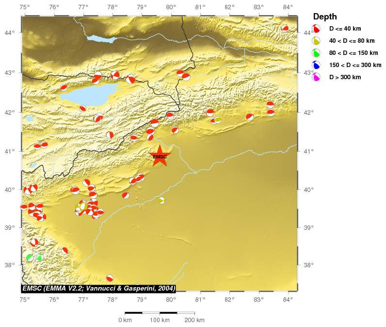 Regional moment Tensor