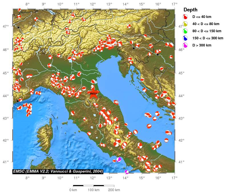 Regional moment Tensor
