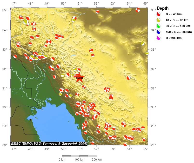 Regional moment Tensor