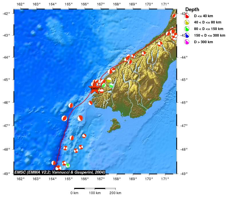 Regional moment Tensor