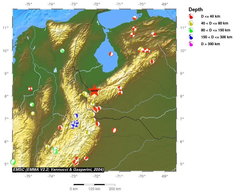 Regional moment Tensor