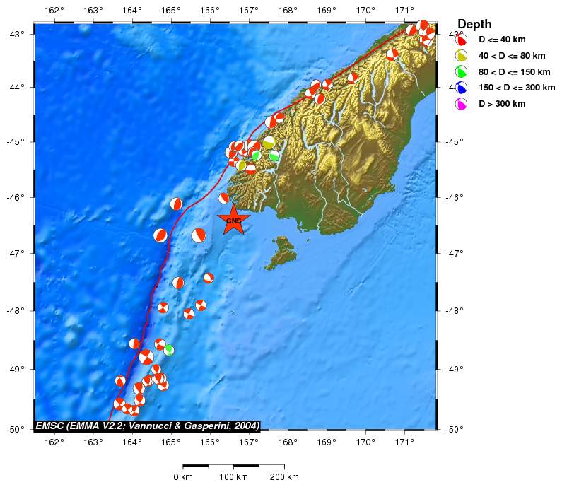 Regional moment Tensor