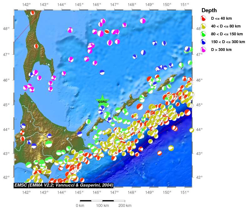 Regional moment Tensor
