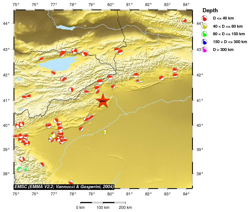 Regional moment Tensor