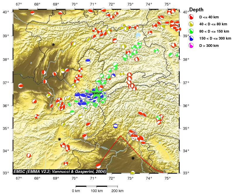 Regional moment Tensor
