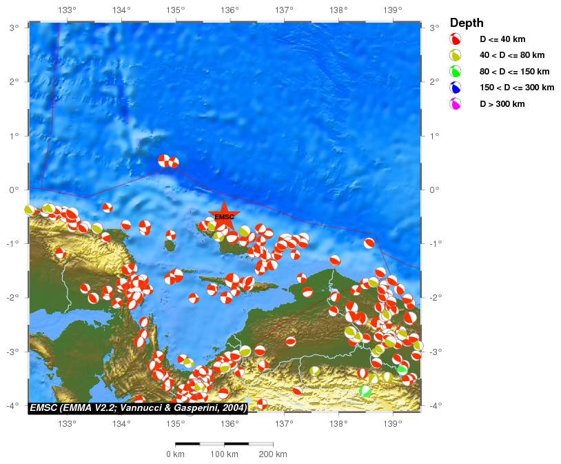 Regional moment Tensor