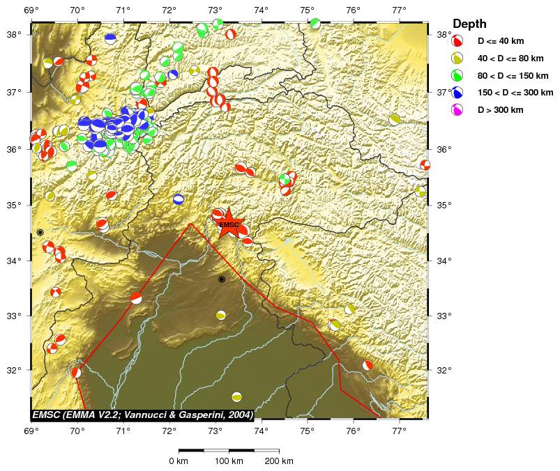 Regional moment Tensor
