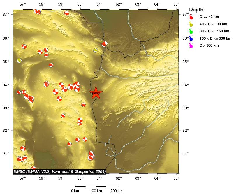 Regional moment Tensor