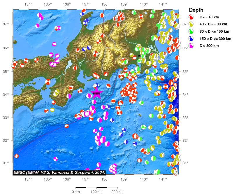 Regional moment Tensor
