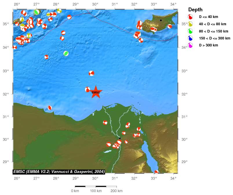 Regional moment Tensor