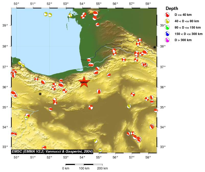 Regional moment Tensor