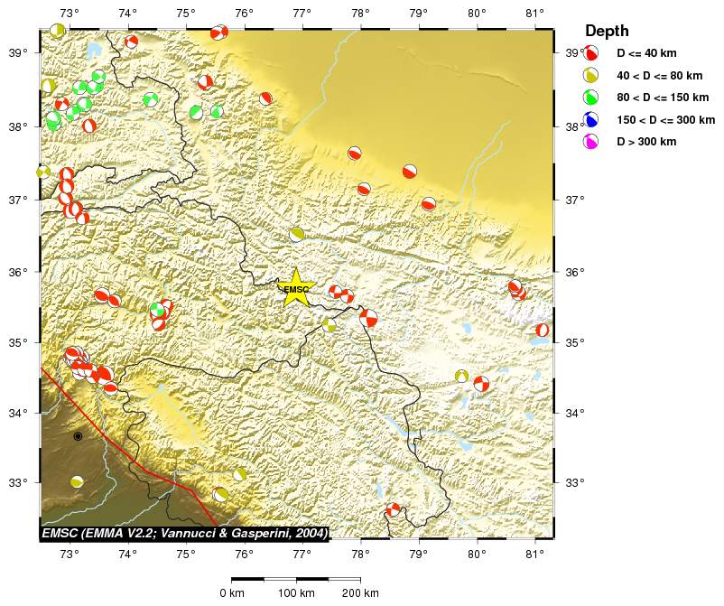Regional moment Tensor