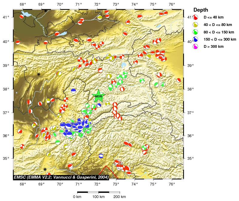 Regional moment Tensor