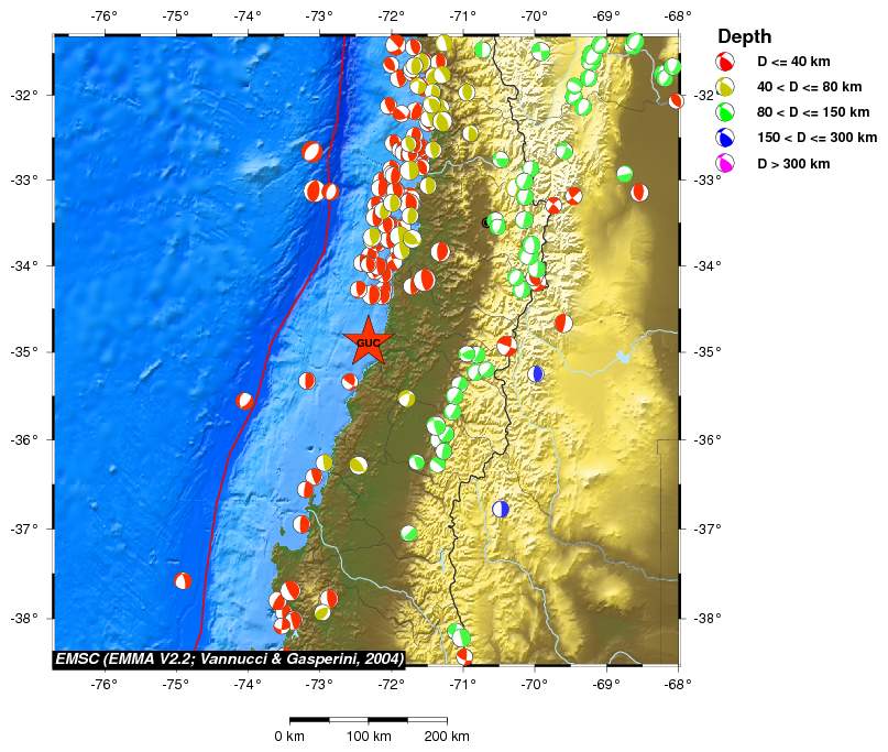 Regional moment Tensor