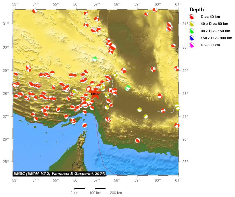 Regional moment Tensor