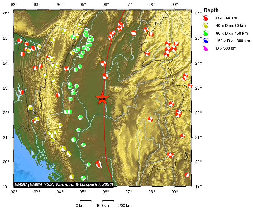 Regional moment Tensor
