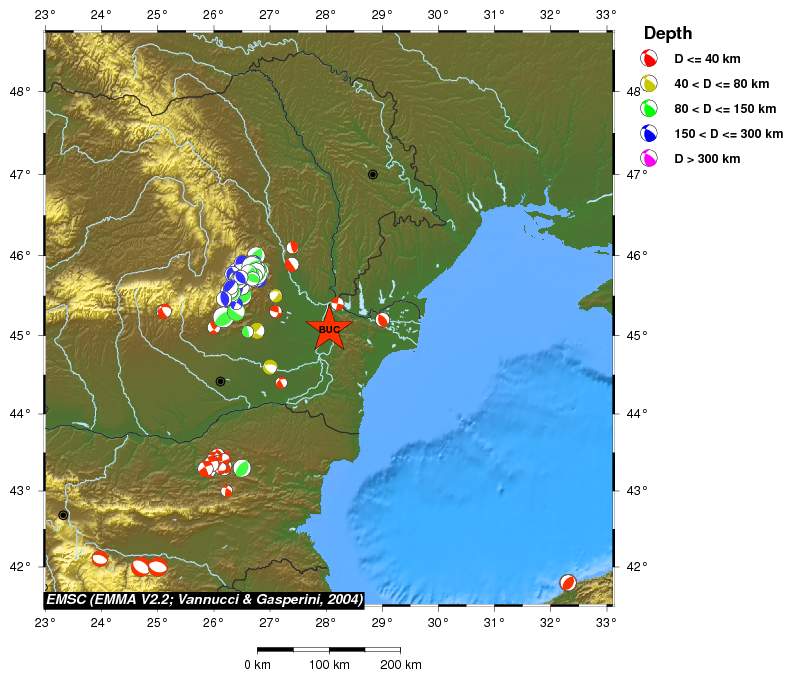 Regional moment Tensor