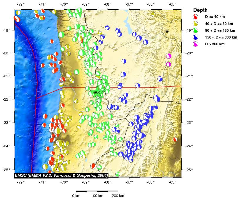 Regional moment Tensor