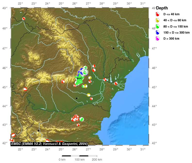 Regional moment Tensor