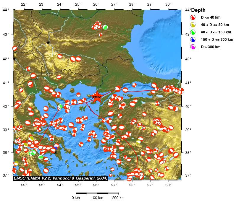 Regional moment Tensor