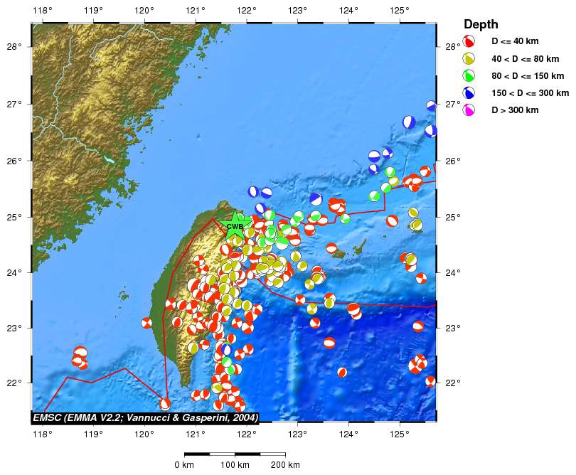 Regional moment Tensor
