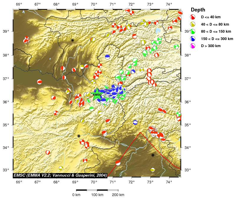 Regional moment Tensor