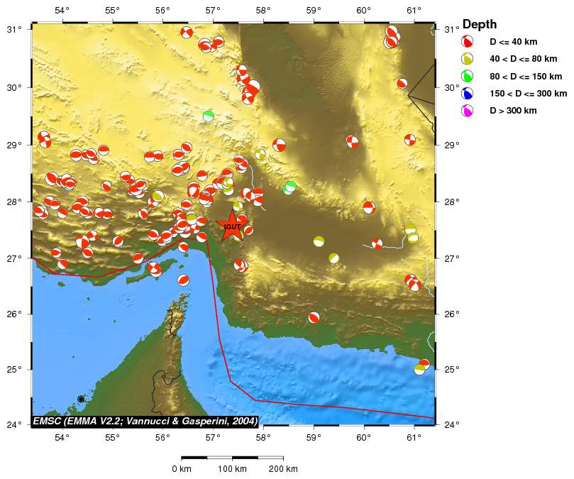 Regional moment Tensor