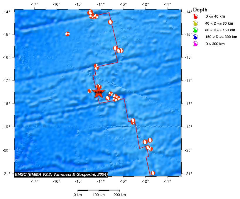 Regional moment Tensor