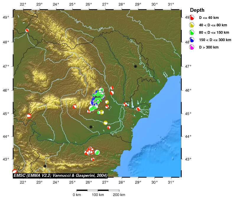 Regional moment Tensor