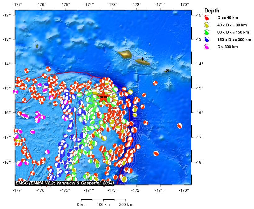Regional moment Tensor