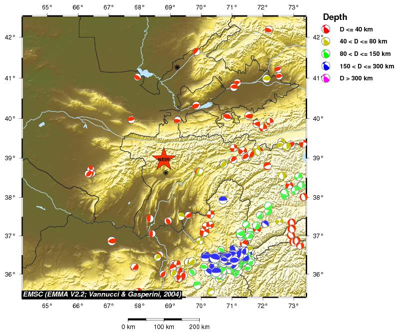 Regional moment Tensor