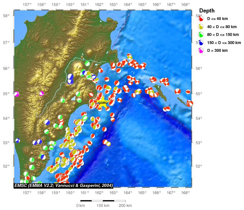 Regional moment Tensor